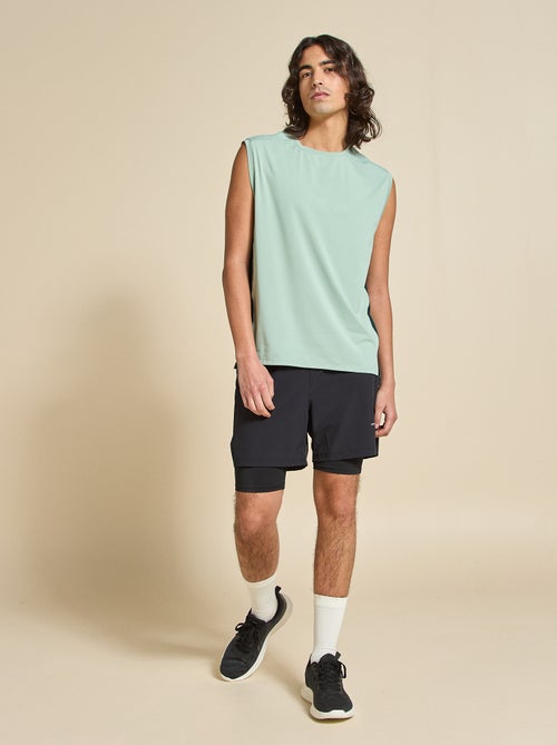 Sports Tank Top with Mesh Sides - (ekstract) - Kiabi