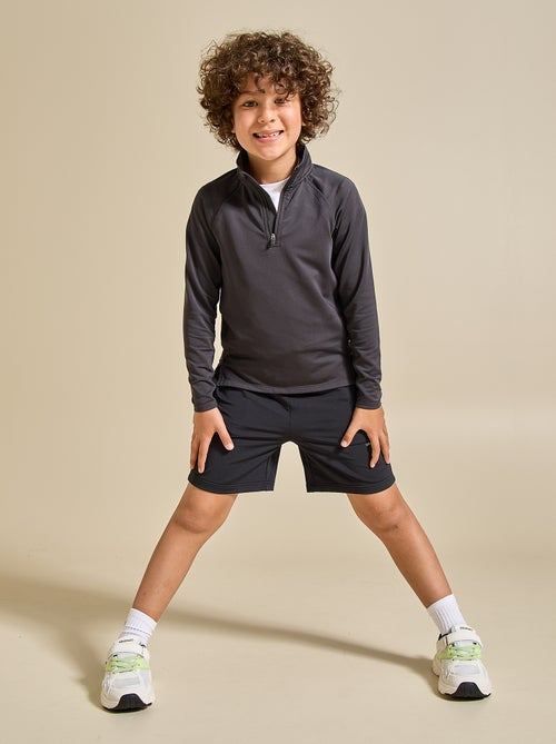 Sports vest with trucker collar - (ekstract) - Kiabi