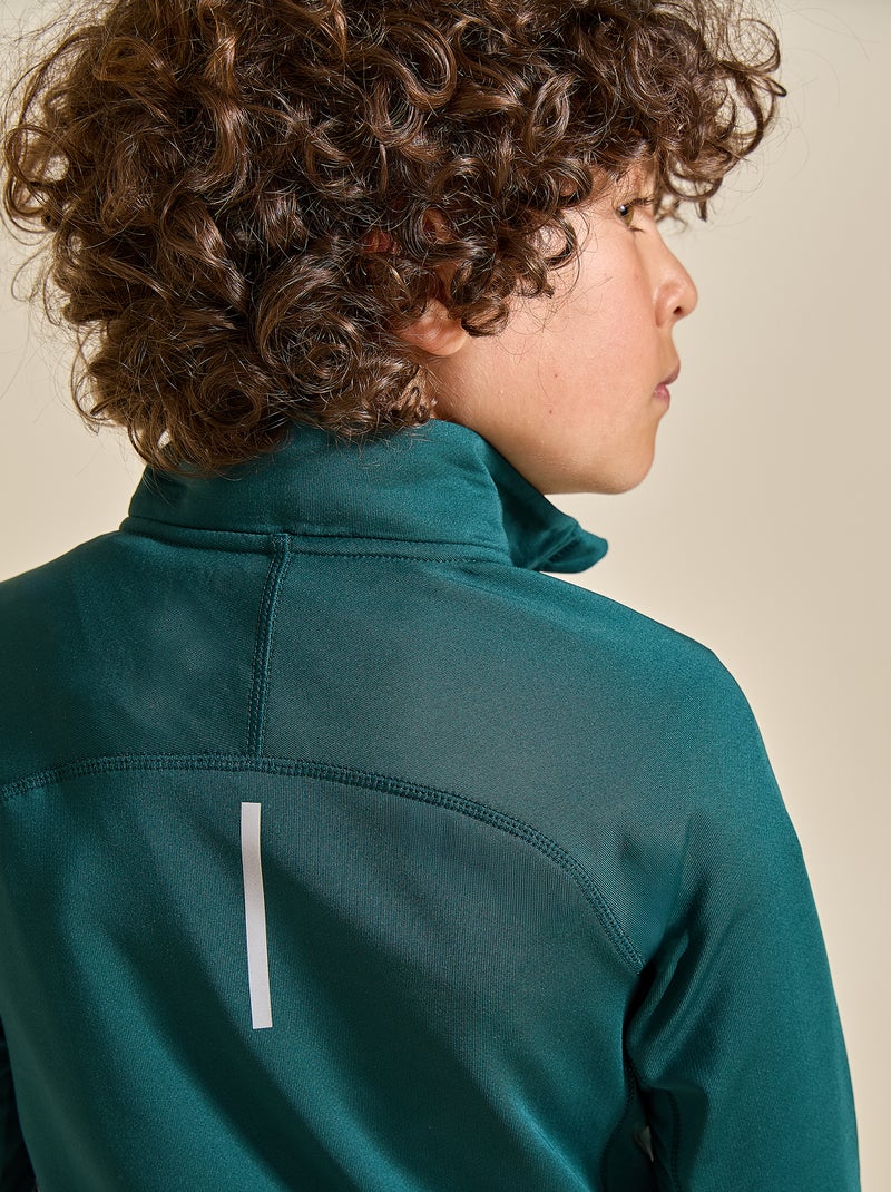 Sports vest with trucker collar - (ekstract) Green - Kiabi