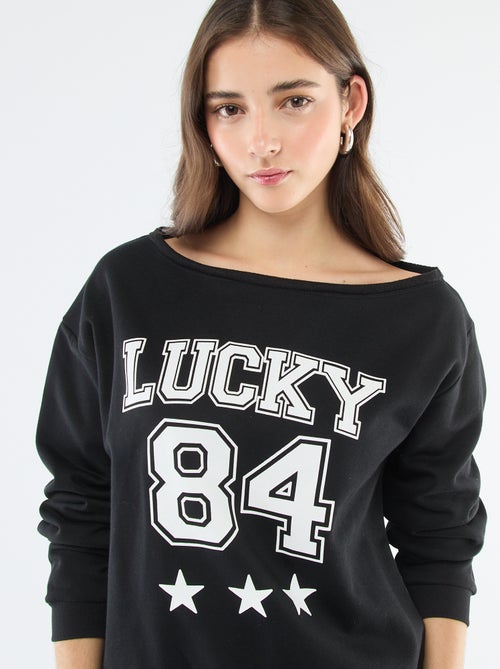 Sporty Fleece Sweatshirt - Kiabi
