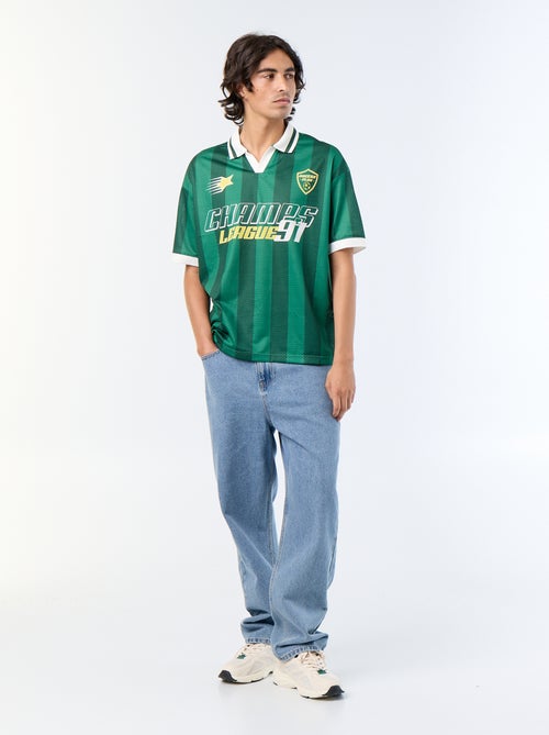 Sporty Polo T-Shirt - Kiabi Sporty Polo T-Shirt - Kiabi