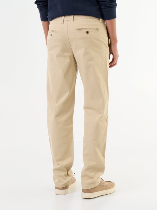 Standard-fit plain chino - Kiabi Standard-fit plain chino - Kiabi