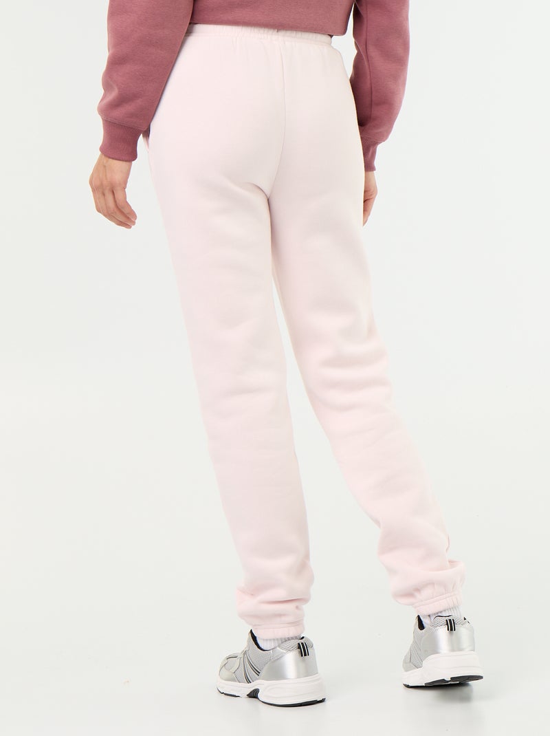 Standard Fit Sports Joggers Pink - Kiabi