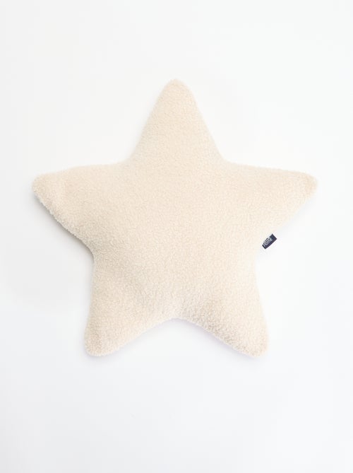 Star-shaped bouclé knit cushion - Kiabi