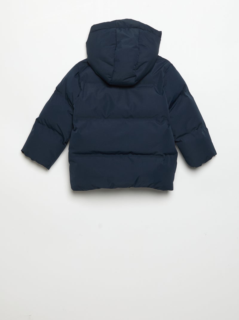 Steppjacke mit Kapuze Blau - Kiabi