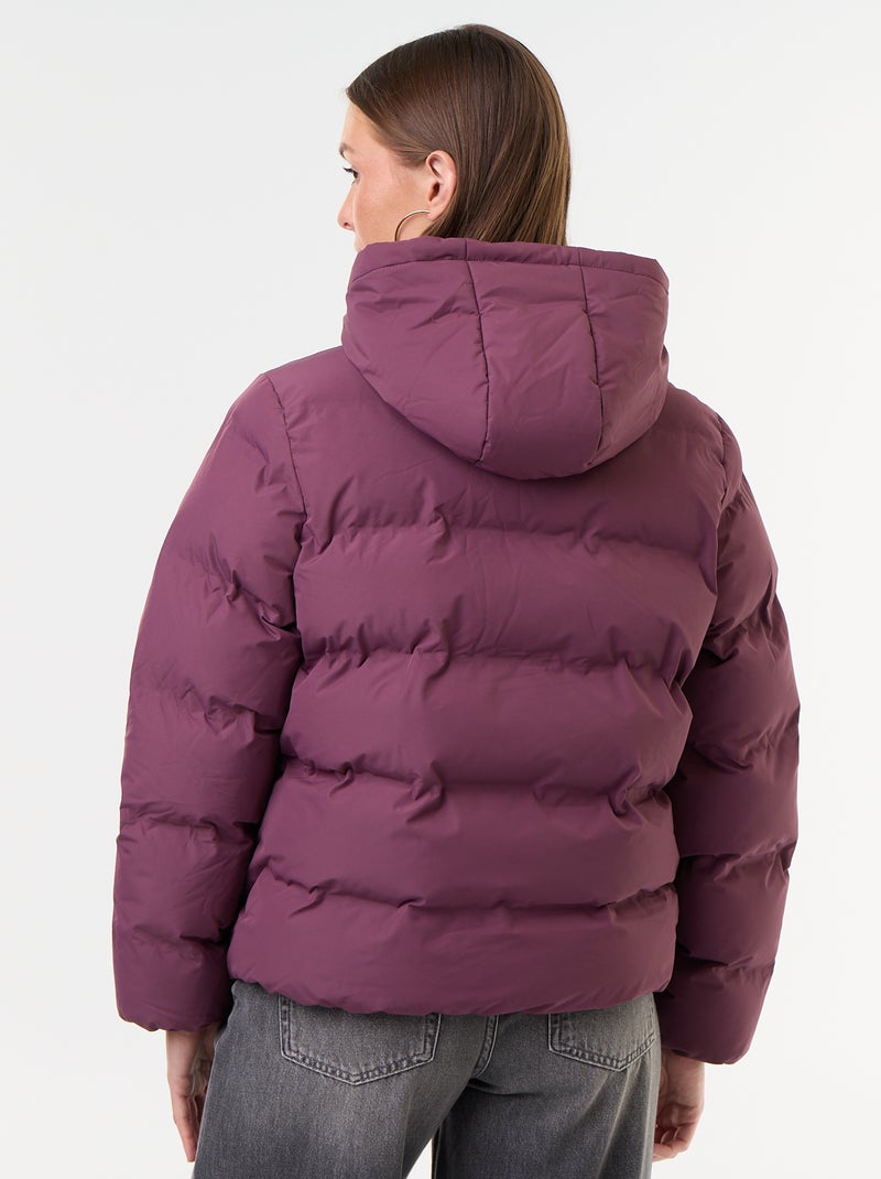 Steppjacke mit Kapuze Violet - Kiabi