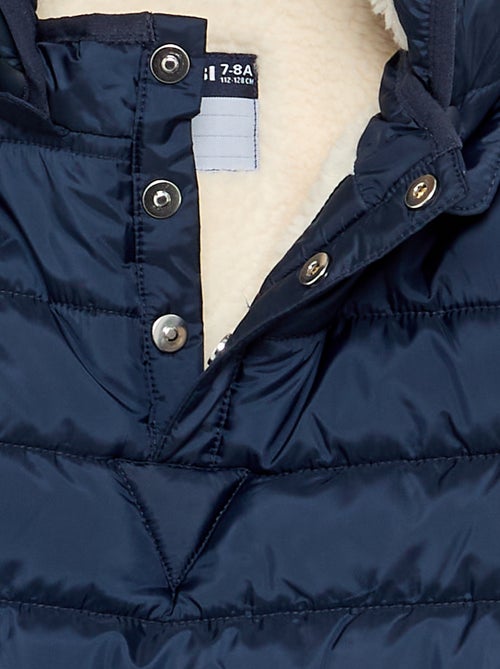 Steppjacke mit Sherpa-Futter – Kollektion zum einfachen Anziehen - Kiabi