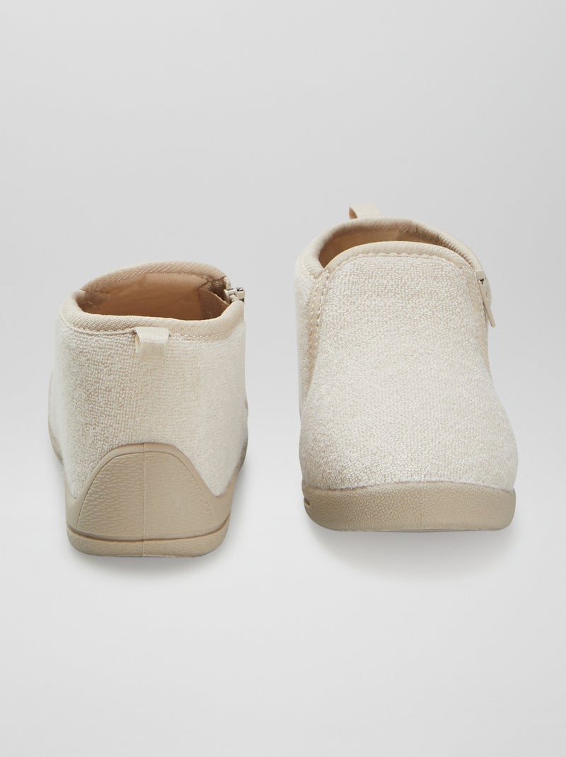 Stiefelhausschuhe Beige - Kiabi
