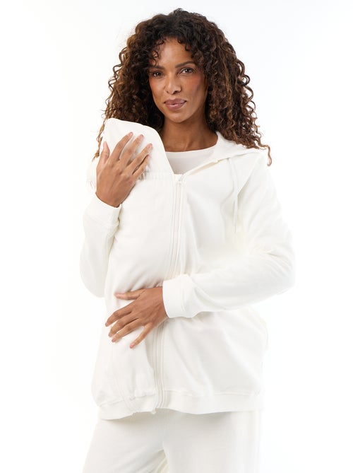 Still-Kapuzen-Sweatshirt mit Reissverschluss - Kiabi