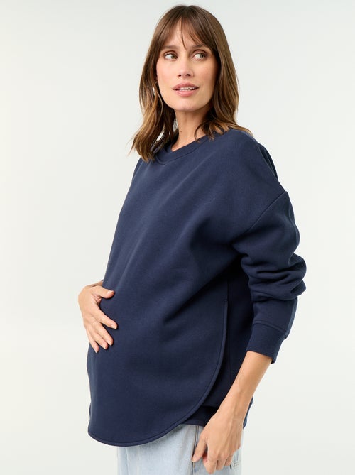 Still-Sweatshirt mit Wickelöffnung - Kiabi