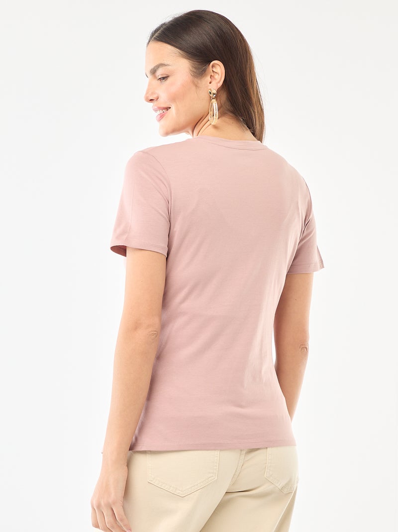 Still-T-Shirt Basic Rosa - Kiabi