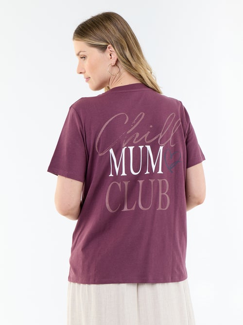 Still-T-Shirt mit Aufdruck - Kiabi Still-T-Shirt mit Aufdruck - Kiabi