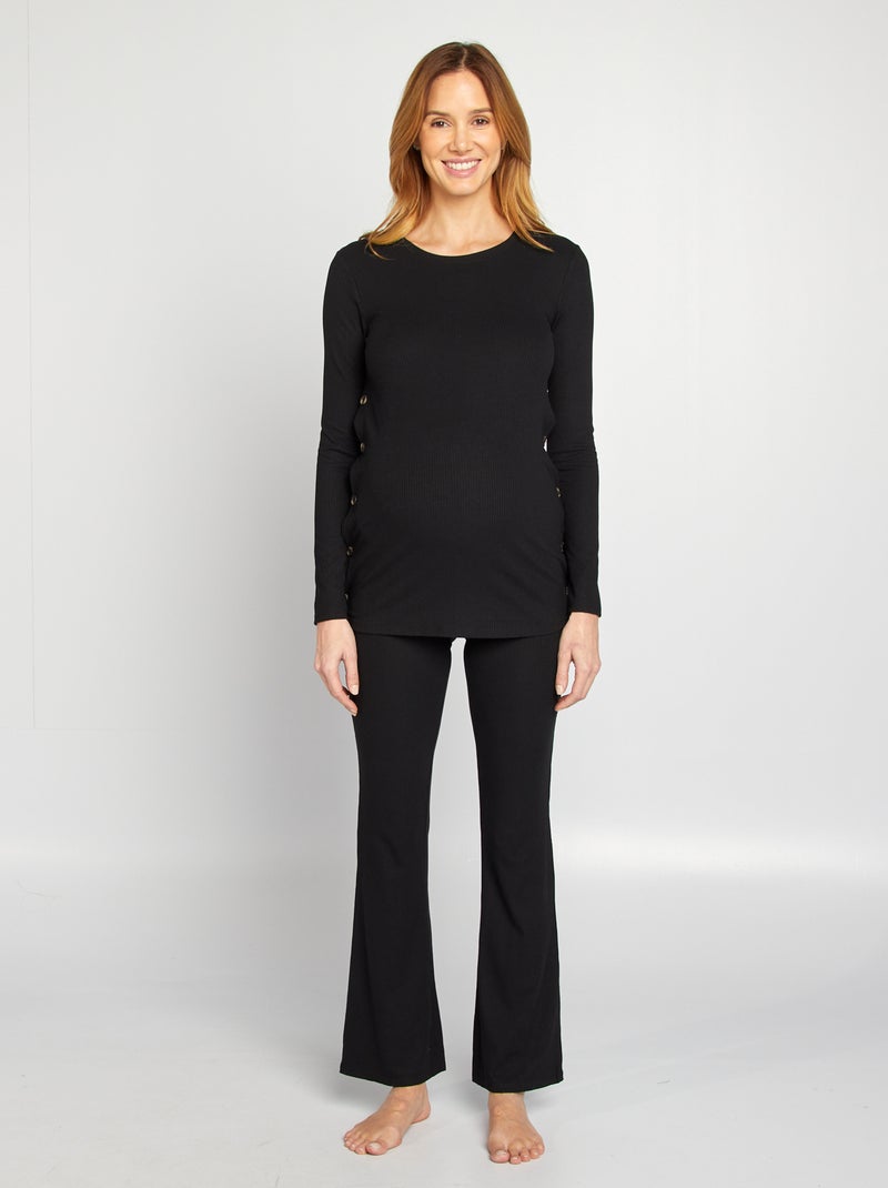 Still-T-Shirt und Hose Set - 2-teilig Schwarz - Kiabi