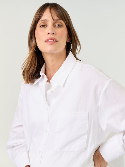 Stillbluse mit Seitenschlitz - Kiabi