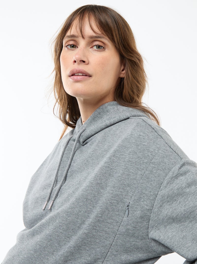Stillhoodie Grau - Kiabi