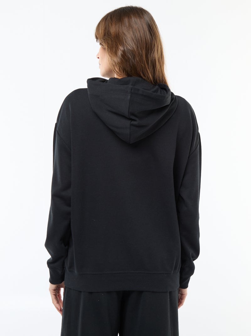 Stillhoodie Schwarz - Kiabi