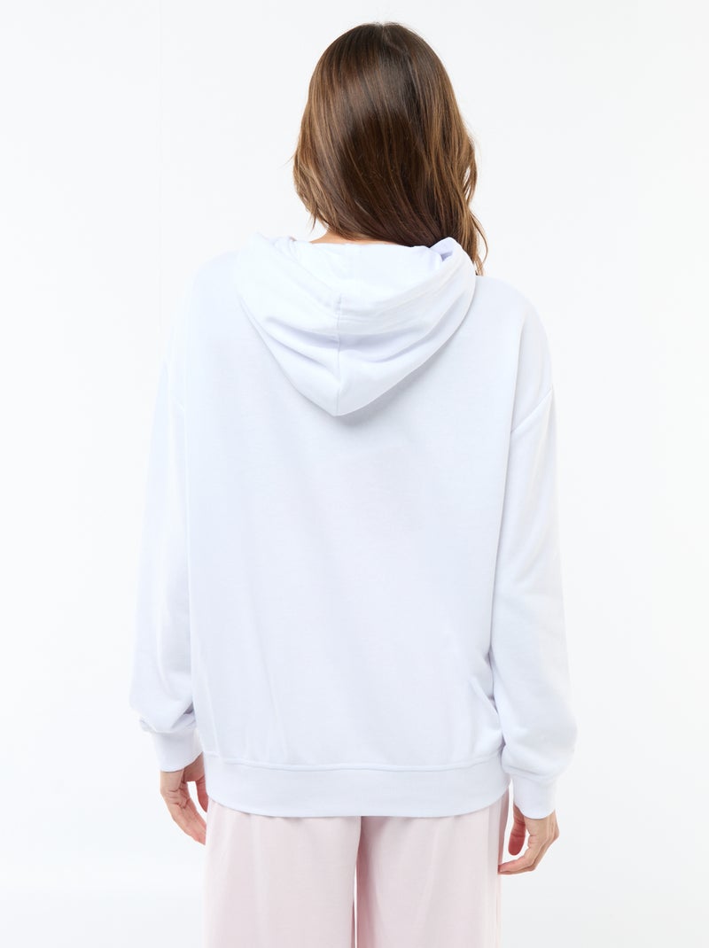 Stillhoodie Weiß - Kiabi