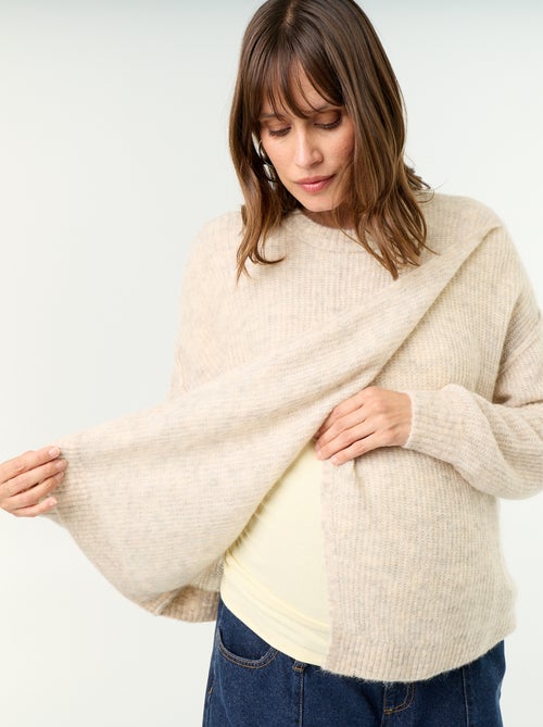 Stillpullover aus Wollmischung - Kiabi