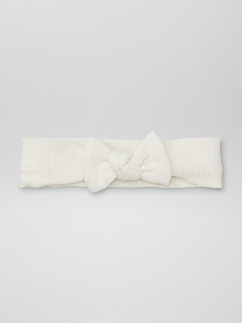 Stirnband mit Knoten BEIGE - Kiabi