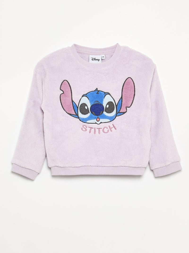 'Stitch' 'Disney' Fleece Pyjama Set - 2 Pieces Purple - Kiabi
