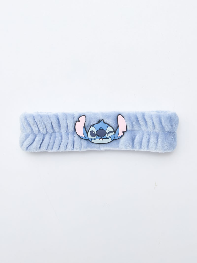 \'Stitch\' Fleece Headband Blue - Kiabi