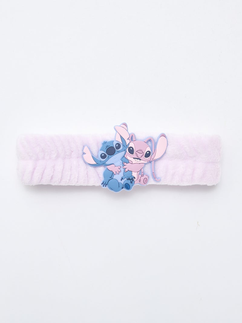 \'Stitch\' Fleece Headband Pink - Kiabi