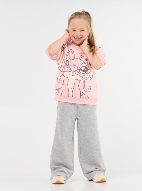 "Stitch" Fleece Sweatshirt - Easy-Wear Collection - Kiabi