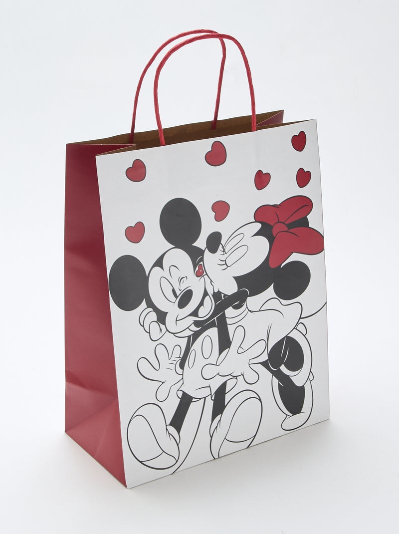 'Stitch' paper gift bag Beige - Kiabi