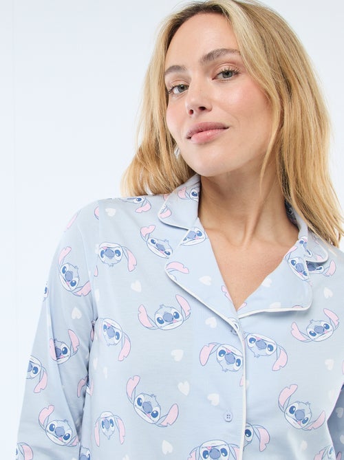 Stitch Print 2-Piece Pajama Set - Kiabi