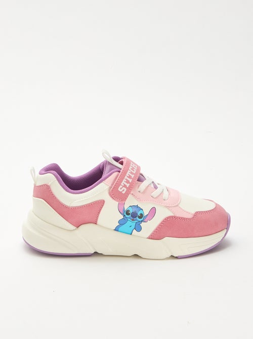 'Stitch' Running Style Sneakers - Kiabi
