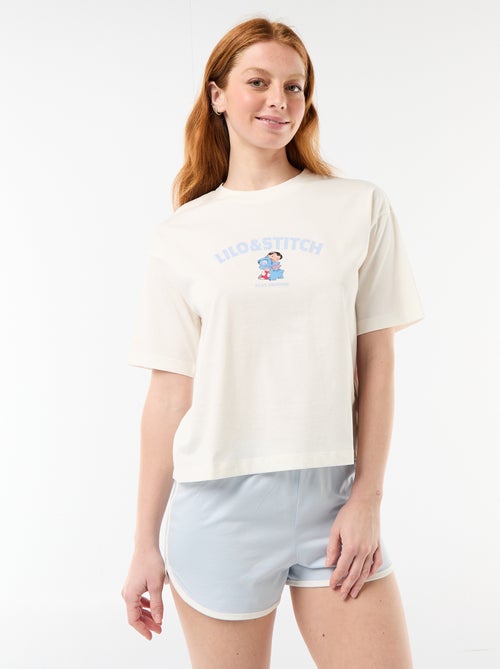 Stitch Short Pajamas - 2-Piece Set - Kiabi