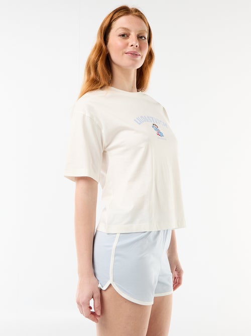 Stitch Short Pajamas - 2-Piece Set - Kiabi