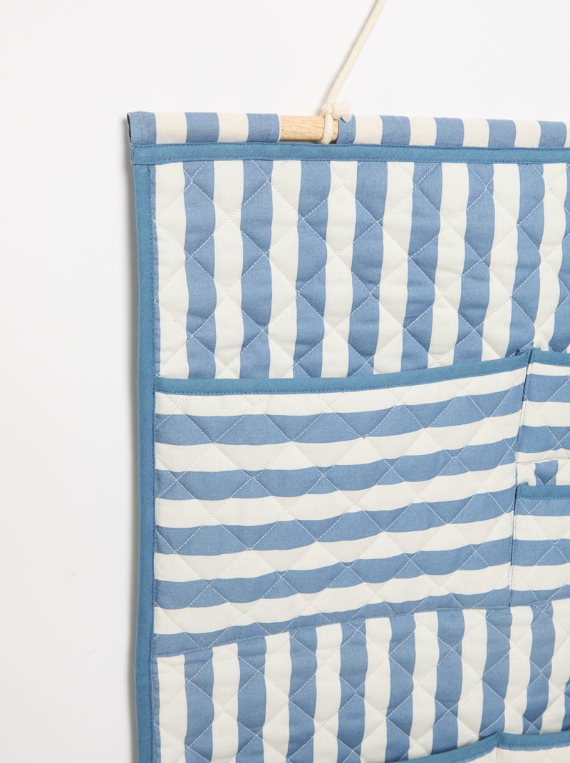 Stoff-Wandaufbewahrung - Kiabi Home Blau - Kiabi