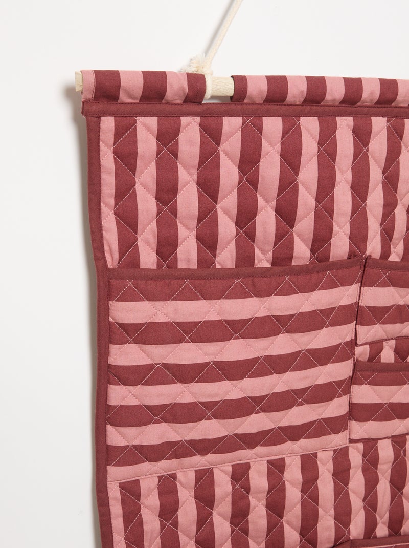 Stoff-Wandaufbewahrung - Kiabi Home Rosa - Kiabi