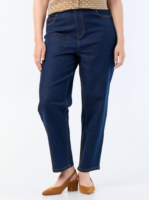 Straight-cut denim trousers - Kiabi Straight-cut denim trousers - Kiabi