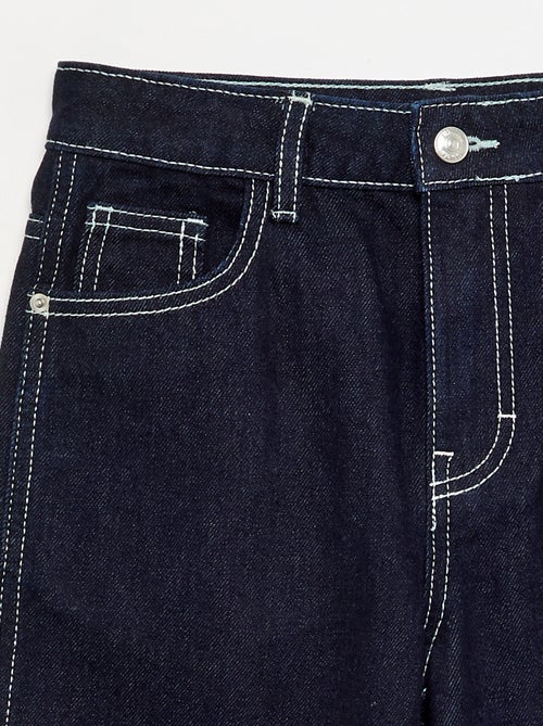 Straight-cut denim trousers - Kiabi