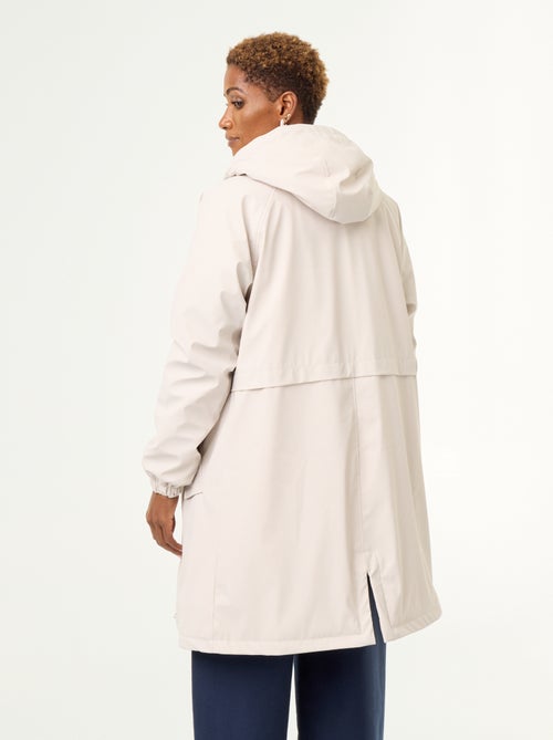 Straight-cut faux fur lined parka - Kiabi