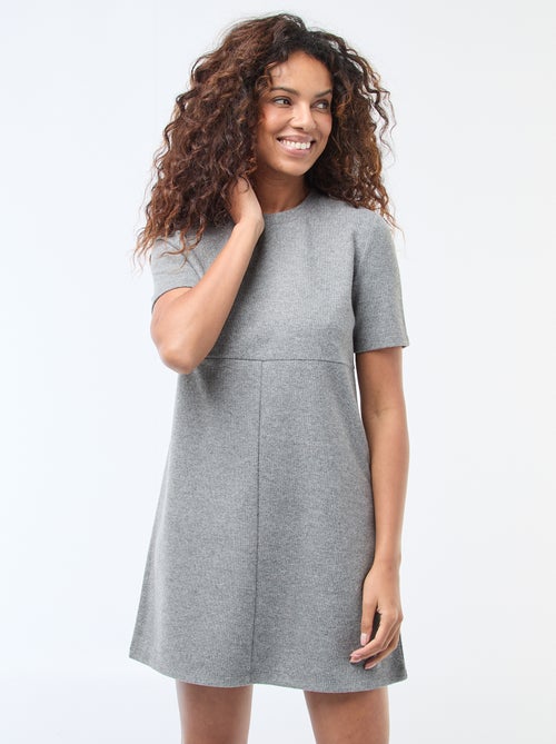 Straight-Cut Knit Dress - Kiabi
