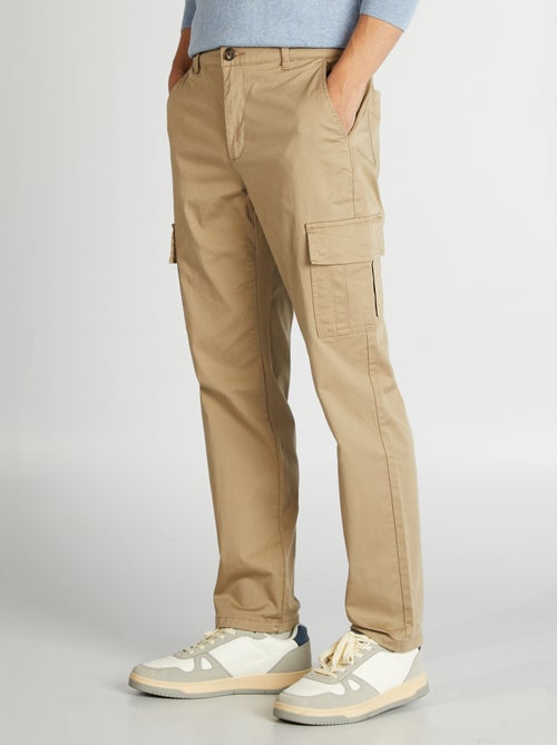 Straight-cut multi-pocket trousers - Kiabi