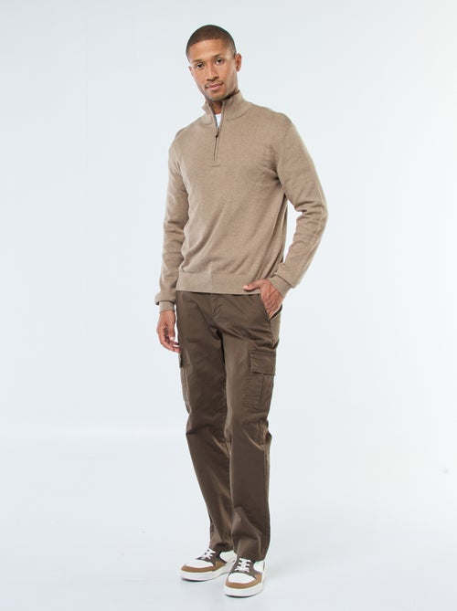 Straight-cut multi-pocket trousers - Kiabi