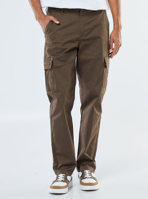 Straight-cut multi-pocket trousers - Kiabi