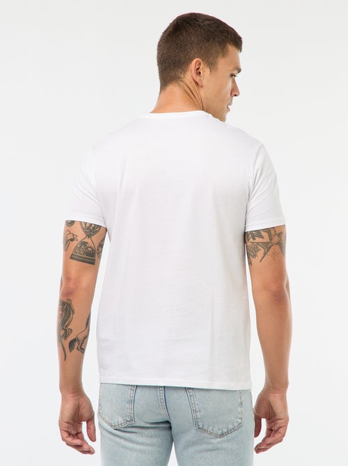 Straight-cut plain jersey T-shirt - Kiabi