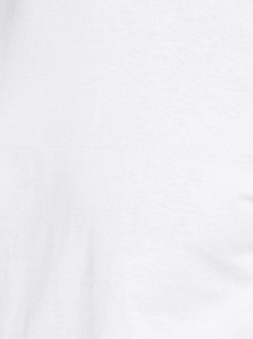 Straight-cut plain jersey T-shirt - Kiabi