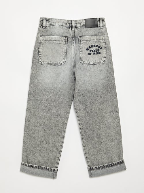 Straight Fit 5-Pocket Denim - Kiabi