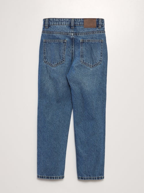 Straight-Fit Jeans mit 5 Taschen - Kiabi