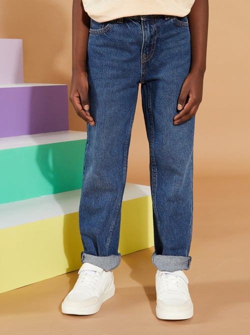 Straight-Fit Jeans mit 5 Taschen - Kiabi