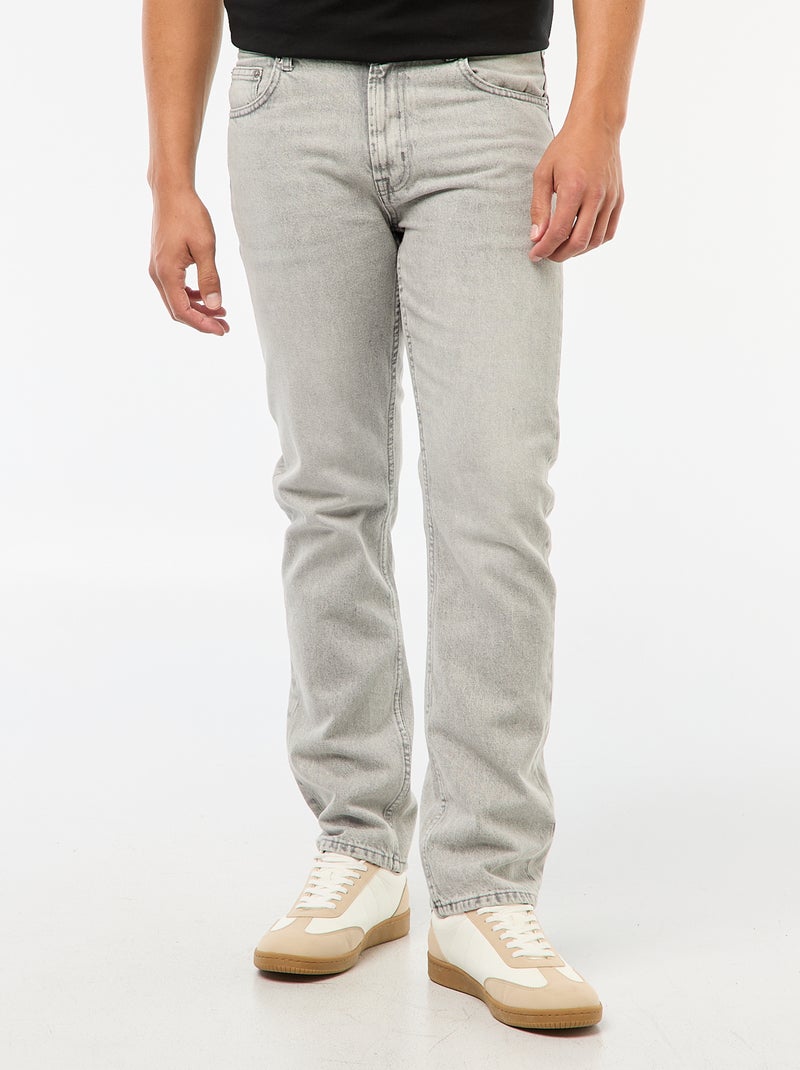 Straight Jeans - L34 Grau - Kiabi