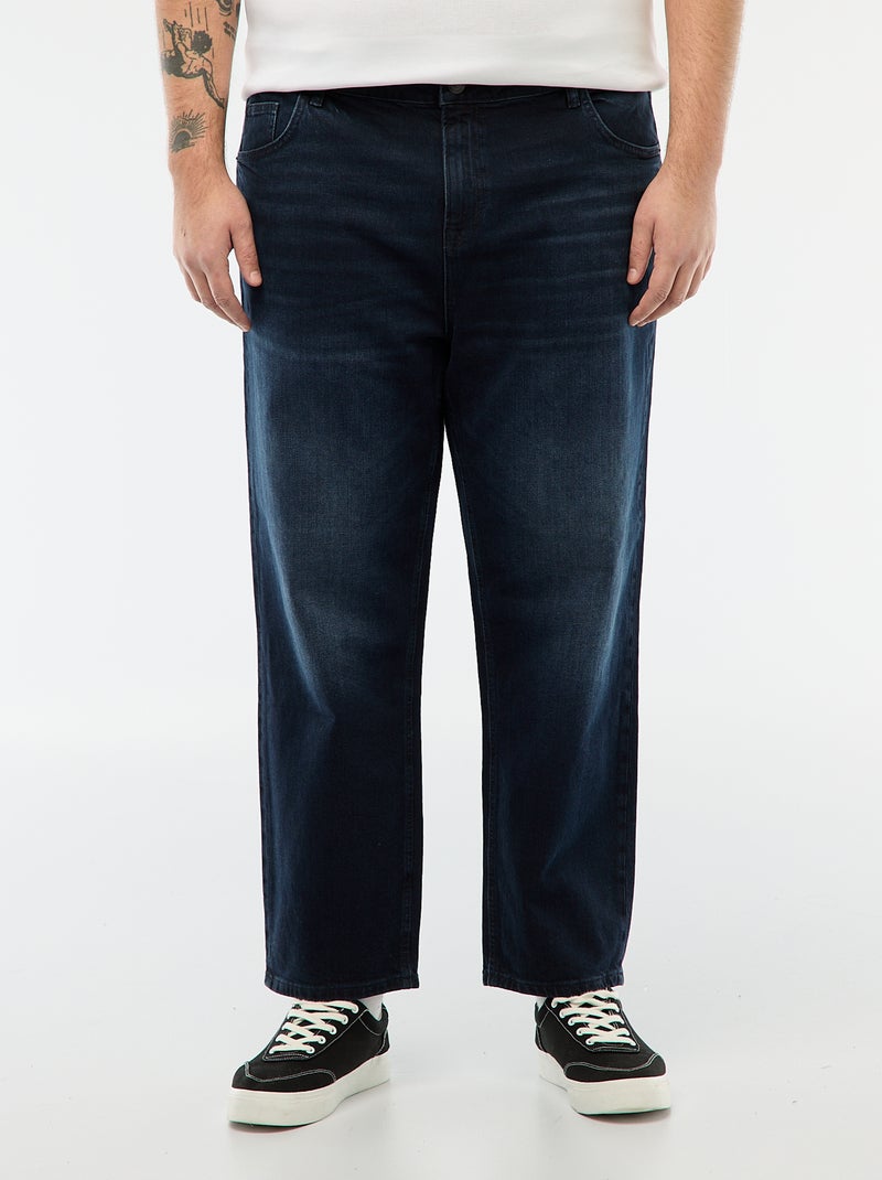 Straight-Jeans – Extra bequemer Schnitt Schwarz - Kiabi