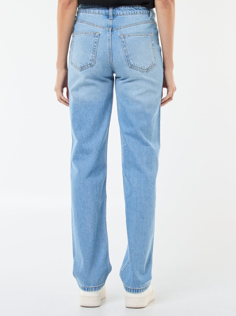 Straight-Jeans Regular Fit - L28 Blau - Kiabi