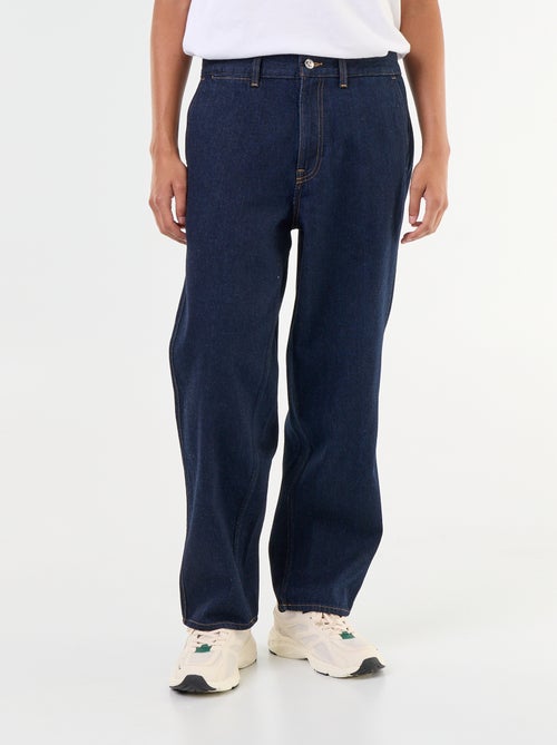 Straight jeans with Italian pockets - Kiabi Straight jeans with Italian pockets - Kiabi